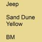 Preview: Jeep, Sand Dune Yellow, BM.